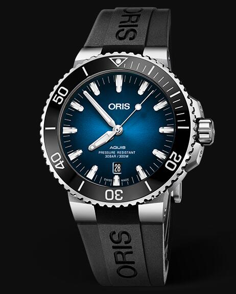 Review Oris Aquis CLIPPERTON LIMITED EDITION 43.5mm 01 733 7730 4185-Set RS Replica Watch
